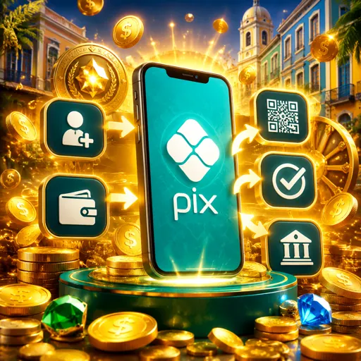 Tela de depósito via PIX com valor mínimo e confirmação do comprovante
